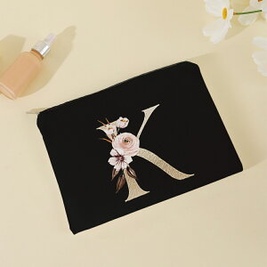 イニシャル ポーチ 通販 コスメポーチ メイクポーチ 化粧 マルチポーチ 小物入れ 大人かわいい かわいい 化粧ポーチ 大容量 大きめ トラベルポーチ ソフト 持ち歩き スリム バッグ小物 レデ