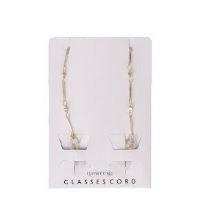 メガネチェーン レディース 通販 FLOWERING フラワーリング メガネストラップ 女性 眼鏡ストラップ グラスコード 眼鏡チェーン メガネ 首掛け ストラップ チェーン コード ホルダー おしゃれ