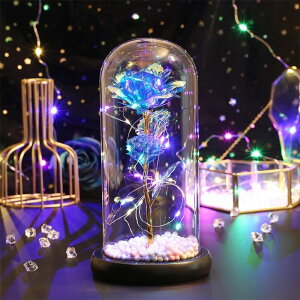ガラスドーム フラワー LED 通販 花 ライト インテリア インテリアライト 卓上 飾り おしゃれ バラ キラキラ 枯れない 造花 置物 オブジェ 贈り物 ギフト 母の日 誕生日 結婚式 ウエディング