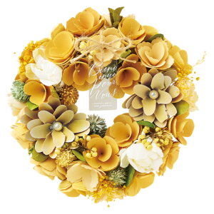 ナチュラルリース M 通販 リース 造花 お花 フラワーアレンジメント プリザーブドフラワー フラワーギフト 箱入り 年中 オールシーズン 玄関 おしゃれ オシャレ リビング 可愛い かわいい イ