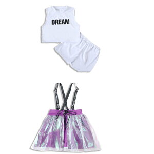 ダンス衣装 キッズ セットアップ 通販 キッズダンス衣装 ダンス 衣装 体操服 ダンスウェア 演出服 タンクトップ スカート 子供服 子ども服 こども服 チアガール 子供 子ども こども 上下 セ
