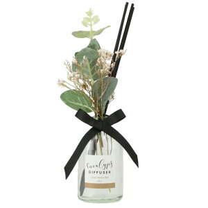 ディフューザー ガラスボトル 通販 リードディフューザー スティック ボタニカルディフューザー 造花 観葉植物 ルームフレグランス リビング 寝室 書斎 玄関 洗面所 トイレ 癒しグッズ 芳香
