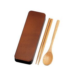 コンビセット 箸 スプーン 通販 セット 箸箱セット スライド カトラリーセット お弁当 携帯箸 木目 大人 男性 女性 お箸 約 18cm 携帯 はし箱 持ち運び おしゃれ 日本製 hakoya たつみや キッチン