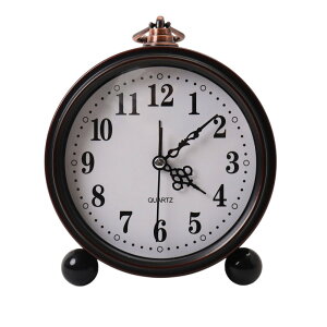 置き時計 アナログ 通販 置時計 目覚まし時計 アラーム 時計 おしゃれ アンティーク調 木目調 静音 アラームクロック 電池式 クラシック調 寝室 子供部屋 リビング 雑貨 インテリア