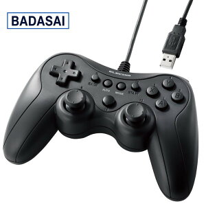 �G���R�� �Q�[���p�b�h �L�� Xinput PS�n�z�u �A�� �X�e�B�b�N���[�h�ؑ� �y�� �u���b�N JC-GP20SBK @zb