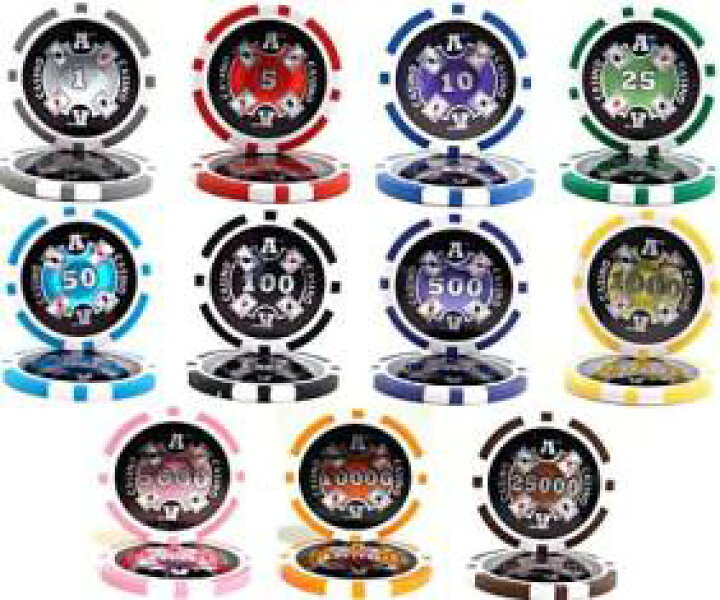 楽天市場】【 カジノチップ 】 【 ポーカーチップ 】 QuattroAssi 