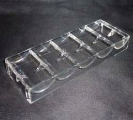 【 カジノ 】【 ポーカー 】 チップラック チップ収納 チップトレイ ポーカーチップ カジノチップ　100枚収納 ケース