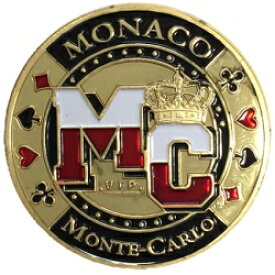[ ポーカー ] [ ゲームコイン ] カードプロテクター「Мonaco　Мonte　Carlo」— デザイン版 ポーカープレイヤー用 カードガード カードスピナー ポーカートーナメント ゲームコイン ボタン ディーラーボタン カジノ プレゼント