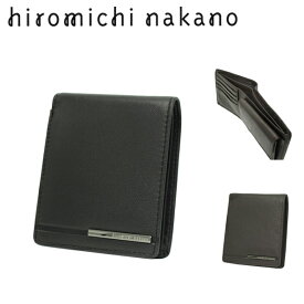 サイフ 財布 2つ折り 札入れ メンズ 本革 ブランド hiromichi nakano ヒロミチ ナカノ 6HN752 小銭入れ スリム ソフト ゴートレザー 化粧箱入り ギフト プレゼント お祝い