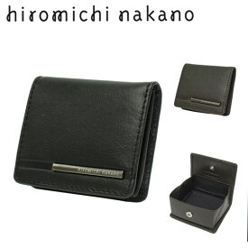 小銭入れ サイフ BOX型 ケース 大開き 本革 ブランド hiromichi nakano ヒロミチ ナカノ 6HN754 スリム ソフト ゴートレザー 化粧箱入り ギフト プレゼント お祝い