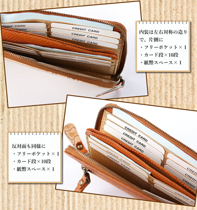 楽天市場】VIADOAN ヴィアドアン 財布 長財布 レディース L字  