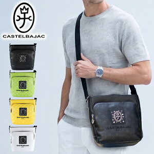 カステルバジャック CASTELBAJAC バッグ ショルダーバッグ ボディバッグ シャァル メンズ レディース 小さめ 大人 CHALE ブラック  オレンジ 黒 52911 （オレンジ） - ファッション通販 MAGASEEK(マガシーク) カステルバジャック ショルダーバッグ メンズ ルックス 049101 CASTELBAJAC ミニショルダーバッグ[DL10]