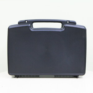 プラスチック製ケース PP 工具箱 シンプル ボックス ブラック マルチ 持ち運び 保管 工具収納 軽量 耐衝撃 プラ ブロックカットスポンジ込 AMG128