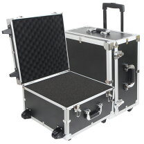大容量 ジュラルミン ハードケース 楽器機材ケース 美容機器 収納 