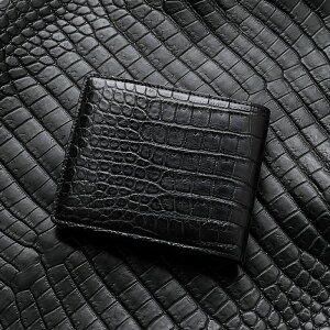 }bgNR_C ܂z ubN YyrcH|zMatte Crocodile Bi-Fold Wallet }bgNR_C ܂EHbg jv }bgNR J͎ yoד18z