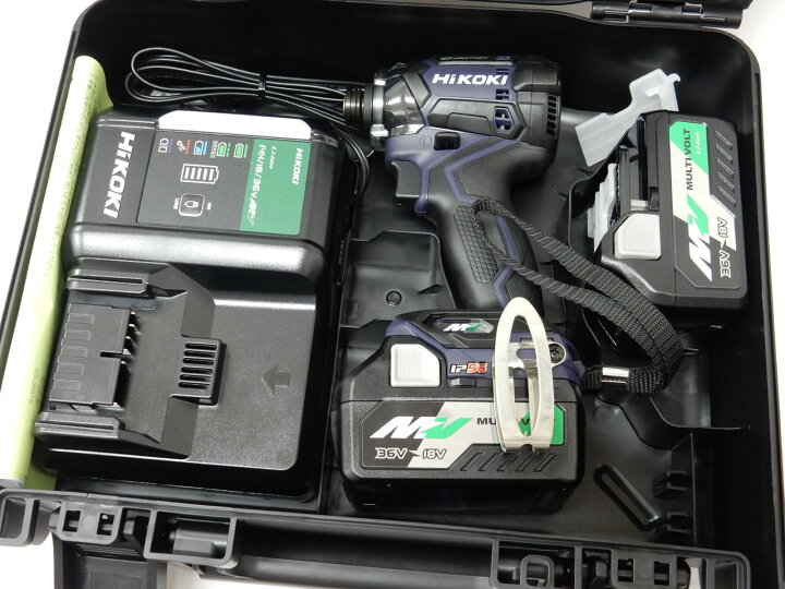 楽天市場】電池2点/充電器付【未使用】HiKOKI ハイコーキ / コードレス 