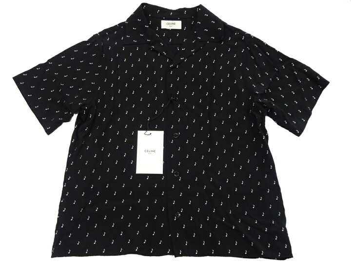 楽天市場】19SS【未使用】セリーヌ/CELINE 音符柄 レーヨン シャツ 38  