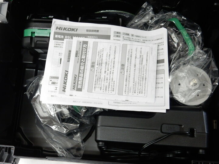 楽天市場】純正電池2個付【未使用】HiKOKI ハイコーキ 36V 100mm 