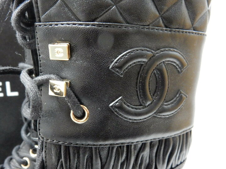 楽天市場】36.5【未使用】シャネル/CHANEL ココマーク マトラッセ  