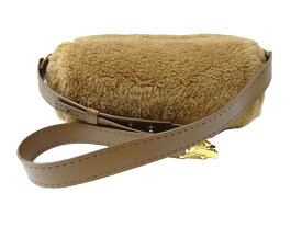 Max Mara マックスマーラ TEDDY ROLL M テディベア ロール バッグ ミディアム ショルダーバッグ キャメル ブラウン【中古】