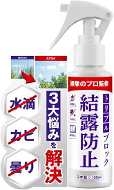 【オープン記念全商品30%OFF】【掃除のプロ監修】 結露防止スプレー 結露防止 結露対策 結露 吸水 結露防止グッズ 結露取り カビ防止 曇り止め 結露取りワイパー 日本製 掃除 コーティング 霜 窓 凍る 室内 窓 ショーケース ウィンド ドア 浴室 湿度 車 湿気対策