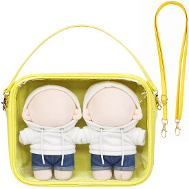 ぬいポーチ 2体 大きめ 10cm 15cm 17cm 20cm ぬいぐるみ 透明 ポーチ ケース バック 推し活グッズ 便利 収納 推しグッズ クリアポーチ ちいぬいケース カラフル 2way お出かけ 痛バ 痛バッグ ちびぬいポーチ ケース オタ活グッズ 新製品 マグネット ポケット