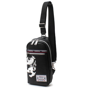 【メーカー公式】Admiral アドミラル ボディバッグ メンズ ブランド ワンショルダーバッグ ブラック 斜めがけ PU レザー 撥水 軽い 軽量 大人 かっこいい おしゃれ 薄型 ADGA-01 プレゼント 実用
