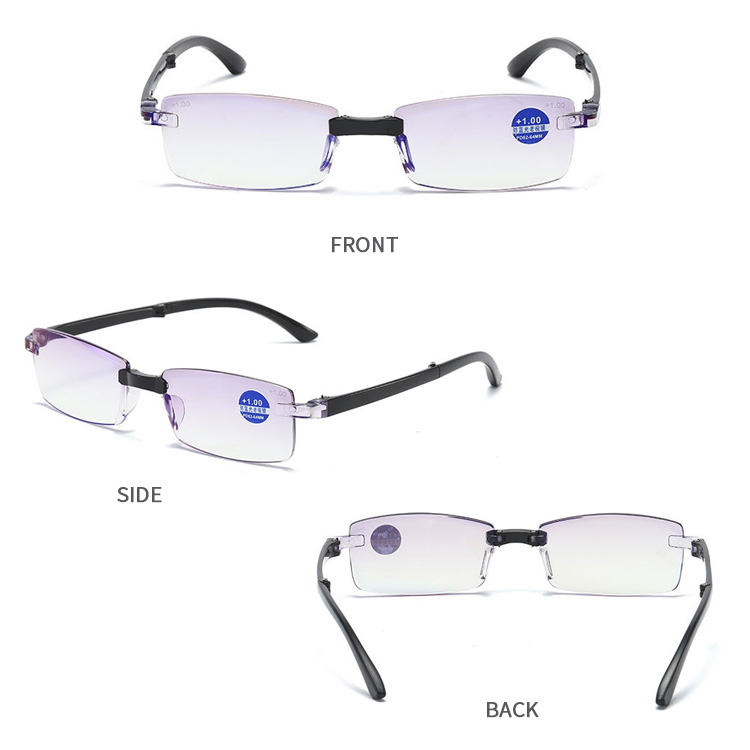 ブルーライトカット メガネ 眼鏡 老眼鏡 度入り pcメガネ シニアグラス UVカット 紫外線カット パソコン用メガネ 老眼  おしゃれ
