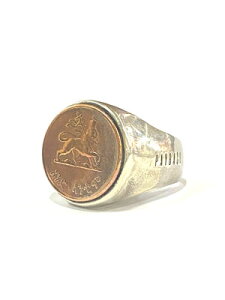 yCobN PAYBACK Vo[O ETHIOPIA LION OF JUDAH SILVER RING 17-22Q[W J[