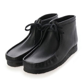 クラークス CLARKS ワラビーブーツ 靴 クレープソール ブラック メンズ　27-28.5cm Wallabee Boot -Black Lether-