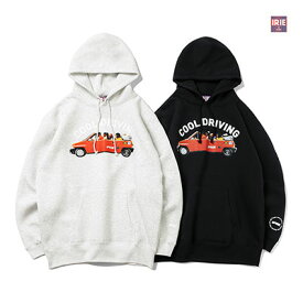 アイリーバイアイリーライフ IRIE by irielife パーカー トップス フーディー スウェット 長袖 COOL DRIVING HOODIE メンズ M-XXL ブラック/グレー