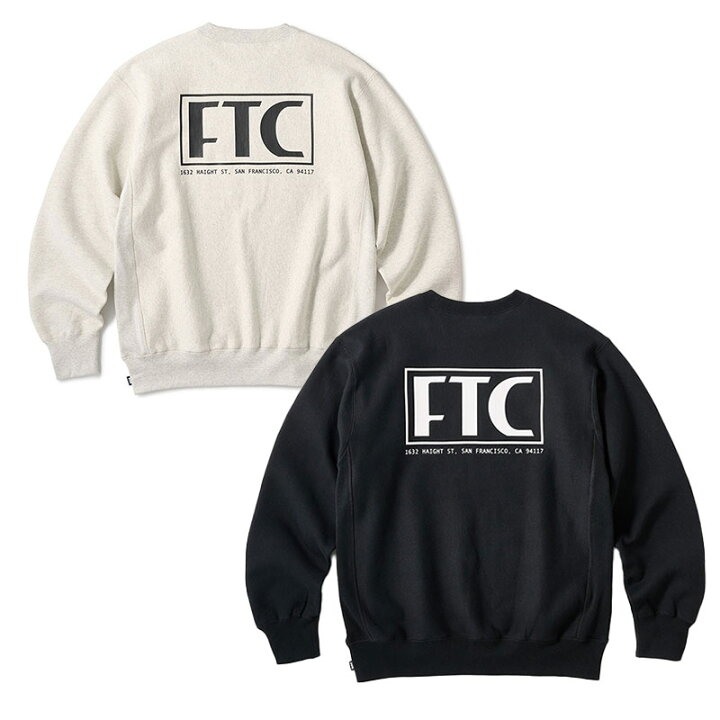 楽天市場】エフティーシー FTC クルーネックスウェット 長袖 裏起毛 