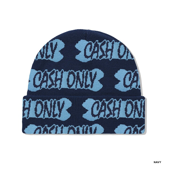 楽天市場】キャッシュオンリー CASH ONLY ビーニー ニット帽 ブラウン 