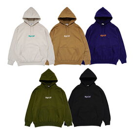 ハイライフ HIGH LIFE パーカー トップス スウェット 長袖 フーディー 刺? 裏起毛 Main Logo Hoodie メンズ M-XXL ブラック/オリーブ/シルバー/ネイビー/ラテ