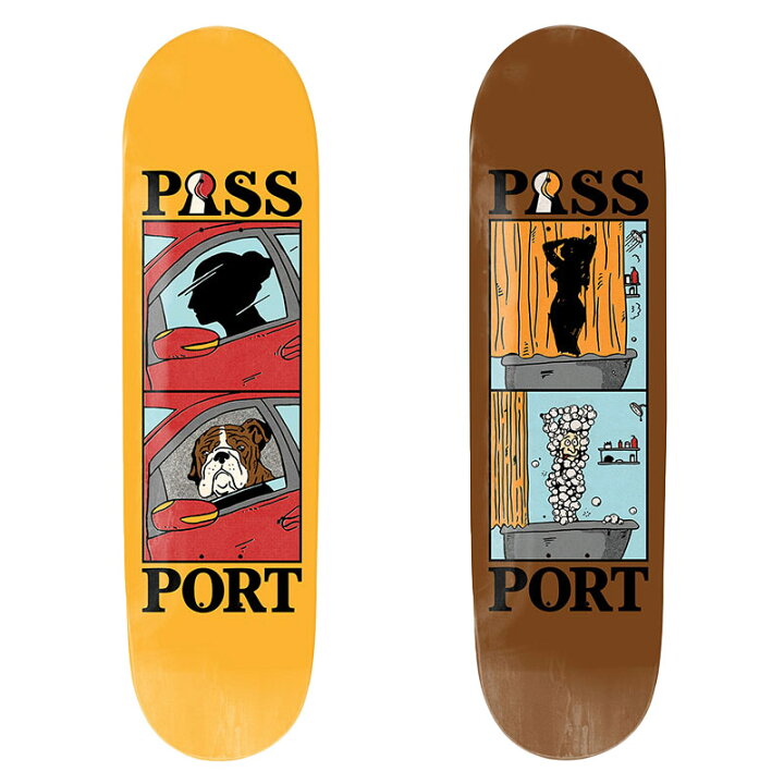 BOSPORT スケートボード デッキ（楽天市場】パスポート PASSPORT  