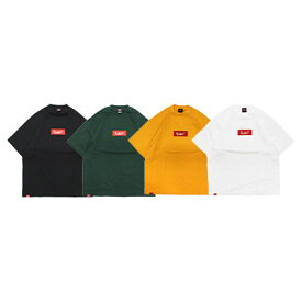 ミューラル MURAL Tシャツ トップス 半袖 M-XXLサイズ ユニセックス ブラック/黒 ホワイト/白 グリーン/緑 イエロー/黄 BOX EMB T-SHIRT