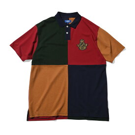 エルエフワイティー LFYT ラファイエット Lafayette ポロシャツ ビックシルエット 半袖 マルチカラー M‐XLサイズ メンズ COLLEGE COLOR BIG POLO -MULTI-