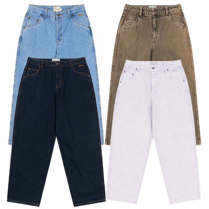 楽天市場】ダイム Dime MTL デニムロングパンツ 30～34インチ パープル 