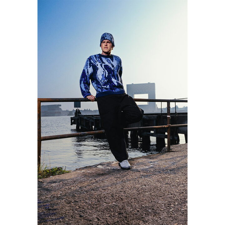 楽天市場】FUC(Fack Up Clothes) ニット セーター トップス ブルー M 