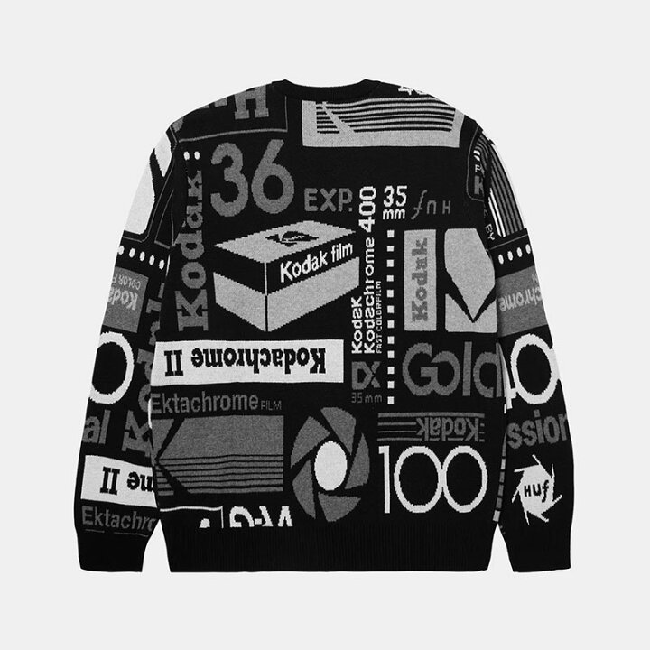楽天市場】ハフ HUF コダック KODAK ニット セーター トップス 