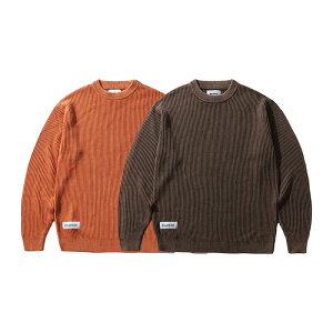 o^[ObY Butter Goods jbg Z[^[ gbvX uE/IW M-LTCY Y Bleach Knit Sweater -2COLOR-