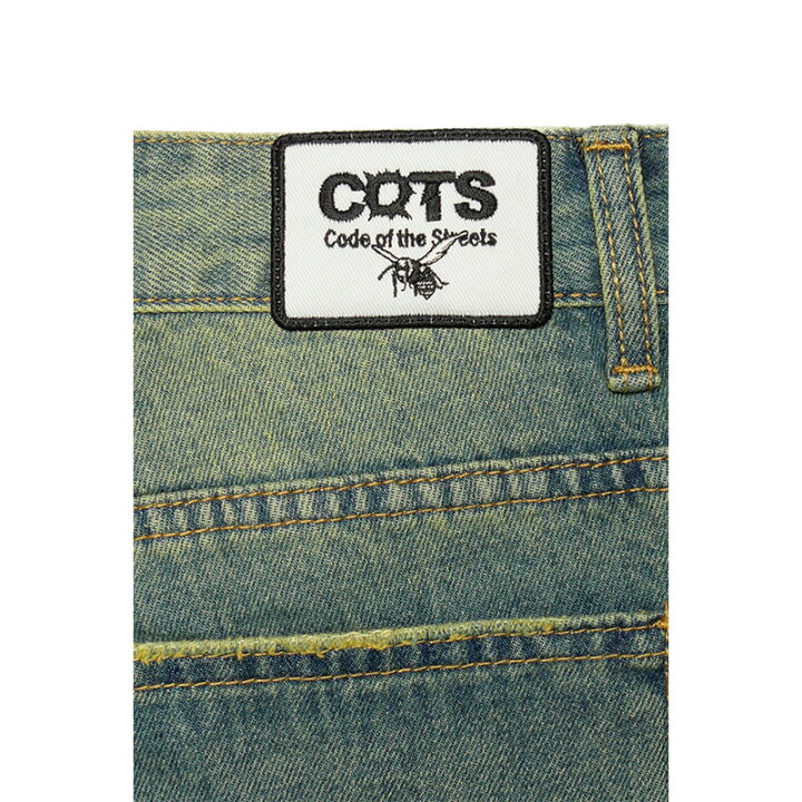 楽天市場】コッツ COTS デニムパンツ ボトムス ネイビー/ブラック 