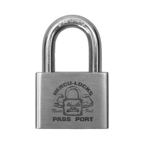 pX|[g PASSPORT 싞L[z_[ Vo[/ `[ L[O Hercu~locks Padlock -SILVER-