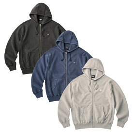 エフティーシー FTC フーディー パーカー ジップアップ トップス ブラック/グレー/ネイビー S-Lサイズ メンズ PIGMENT DYED BOX LOGO ZIP UP HOODY -3.COLOR-