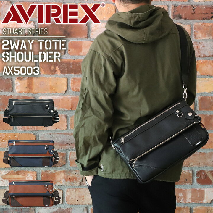 楽天市場】アビレックス ショルダーバッグ メンズ 2WAY トートバッグ 