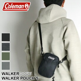 コールマン ショルダーバッグ メンズ Coleman WALKER ウォーカー WALKER POUCH S ウォーカーポーチS ミニショルダーバッグ 斜め掛けバッグ ウエストポーチ ウエストバッグ 2WAY 撥水 レジャー ハイキング アウトドア フェス 旅行 普段使い ブランド レディース 男女兼用