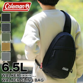 コールマン ボディバッグ Coleman WALKER ウォーカー SLINGBAG スリングバッグ ボディバッグ 斜め掛け メンズ レディース キッズ アウトドア タブレット 軽量 大容量 おしゃれ 普段使い デイリー トラベル 旅行 ワンショルダー 6.5L A5 あす楽