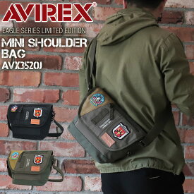 アビレックス バッグ トップガン ショルダーバッグ メンズ アヴィレックス AVIREX 限定モデル レディース 男女兼用 TOPGUN A5 かっこいい ミニショルダーバッグ 斜めがけバッグ AVX3520J イーグル EAGLE 20代 30代 40代 50代 60代