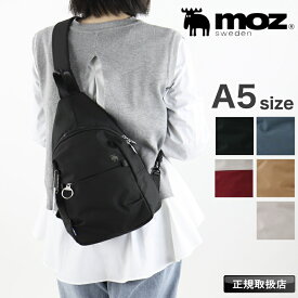 モズ ボディバッグ moz ボディバック スリングバッグ メンズ レディース A5 4L 小さめ 軽量 ワンショルダーバッグ ショルダーバッグ 撥水 斜め掛け 肩掛け 4L 軽量 旅行 おしゃれ かわいい リフレクター 通勤 通学 普段使い エルク ヘラジカ ZZRK-05