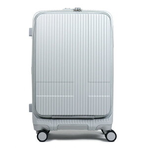 イノベーター スーツケース Mサイズ フロントオープン 55L INV155 innovator かわいい おしゃれ 前開き hinomotoキャスター ストッパー付き PCポケット ジッパー ファスナー 国内旅行 修学旅行 トラベ